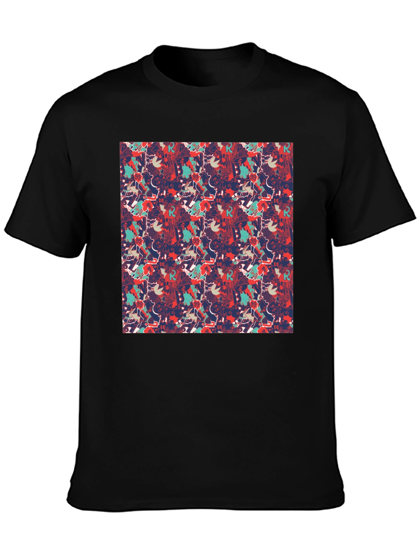Abstract Pattern T-Shirt | Unique Graphic Tee