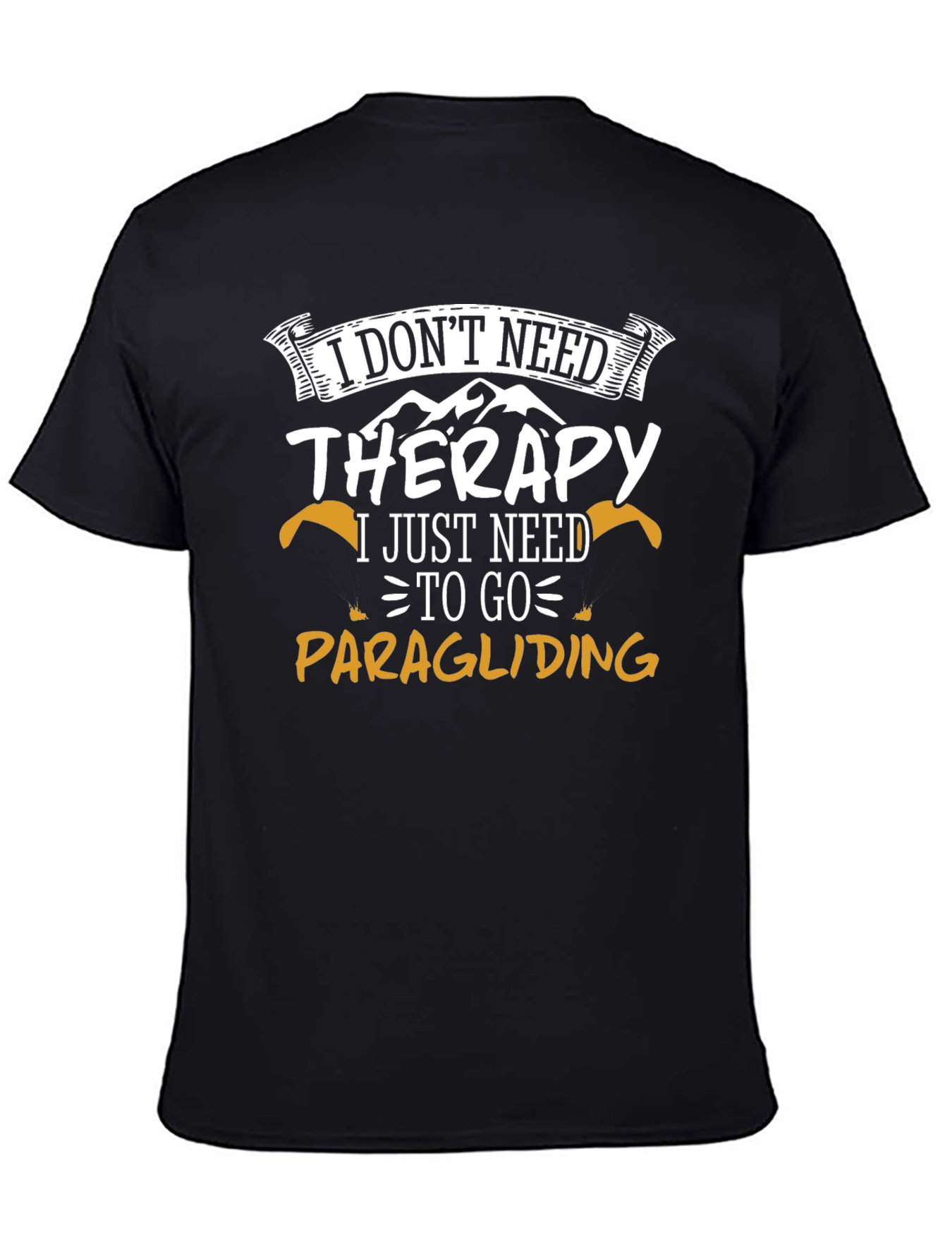 Paragliding Therapy T-Shirt - Outdoor Adventure Tee