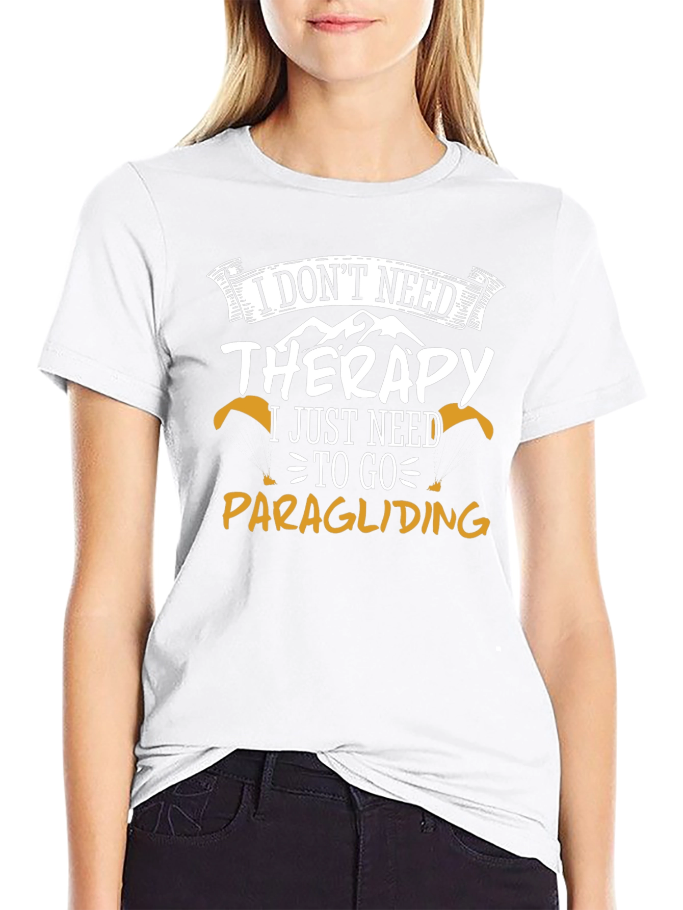 Paragliding Therapy T-Shirt - Outdoor Adventure Tee