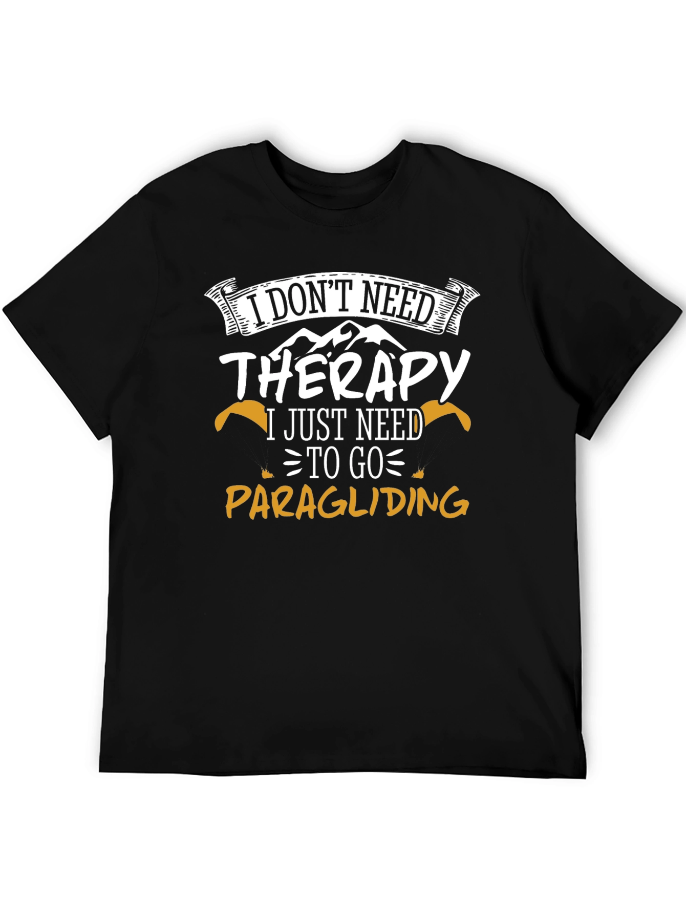Paragliding Therapy T-Shirt - Outdoor Adventure Tee