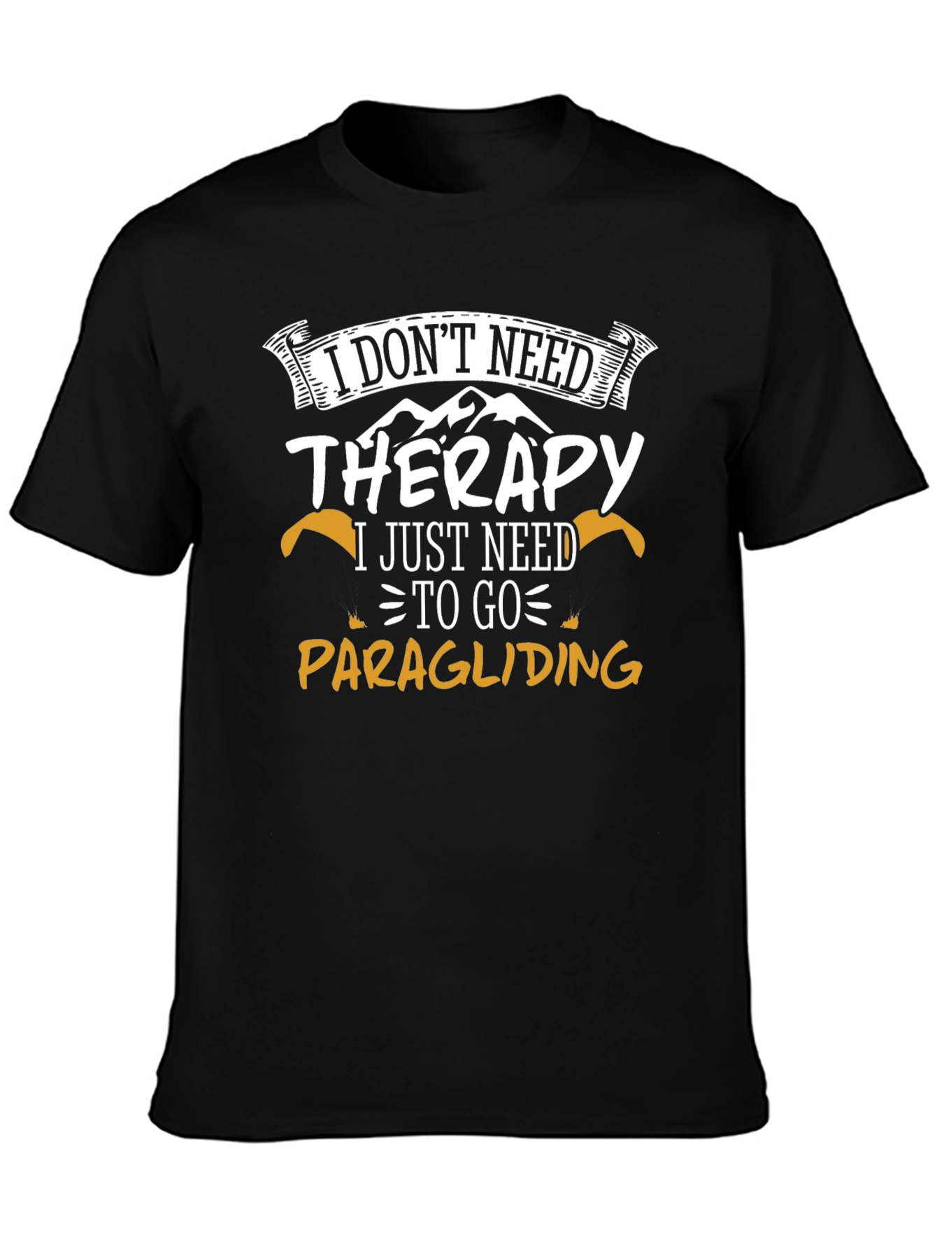 Paragliding Therapy T-Shirt - Outdoor Adventure Tee