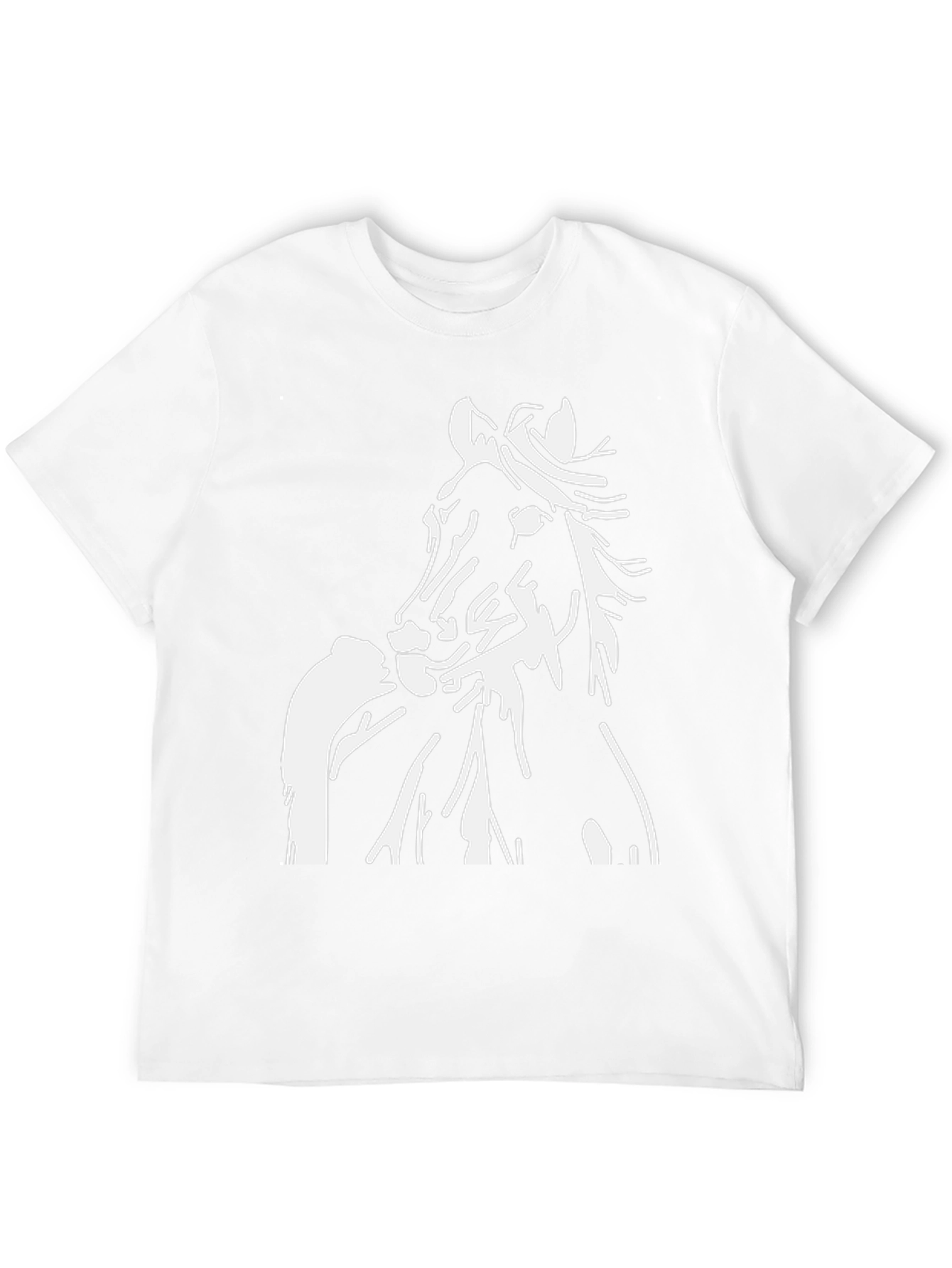Horse Graphic Print T-Shirt