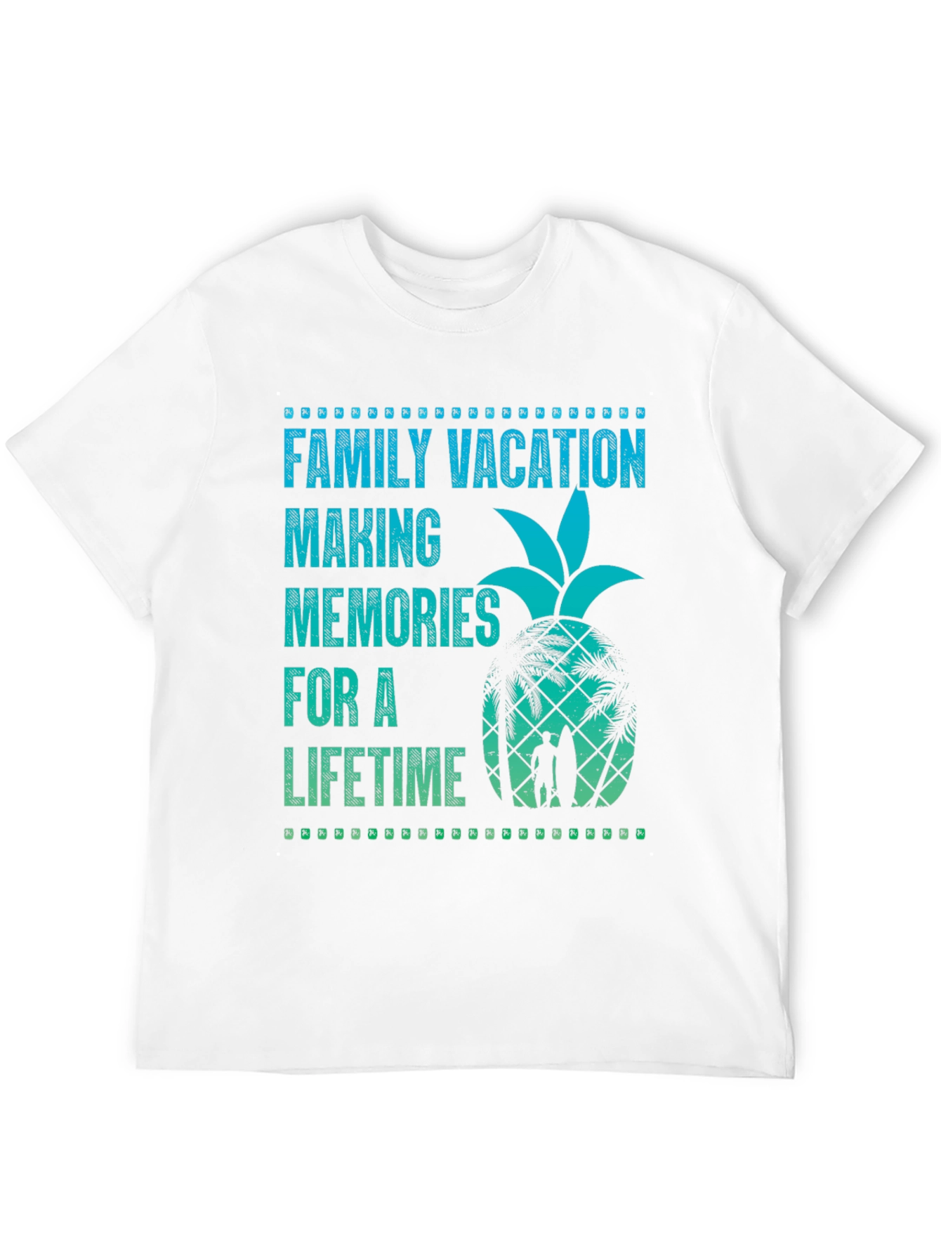 Family Vacation Pineapple Graphic Tee