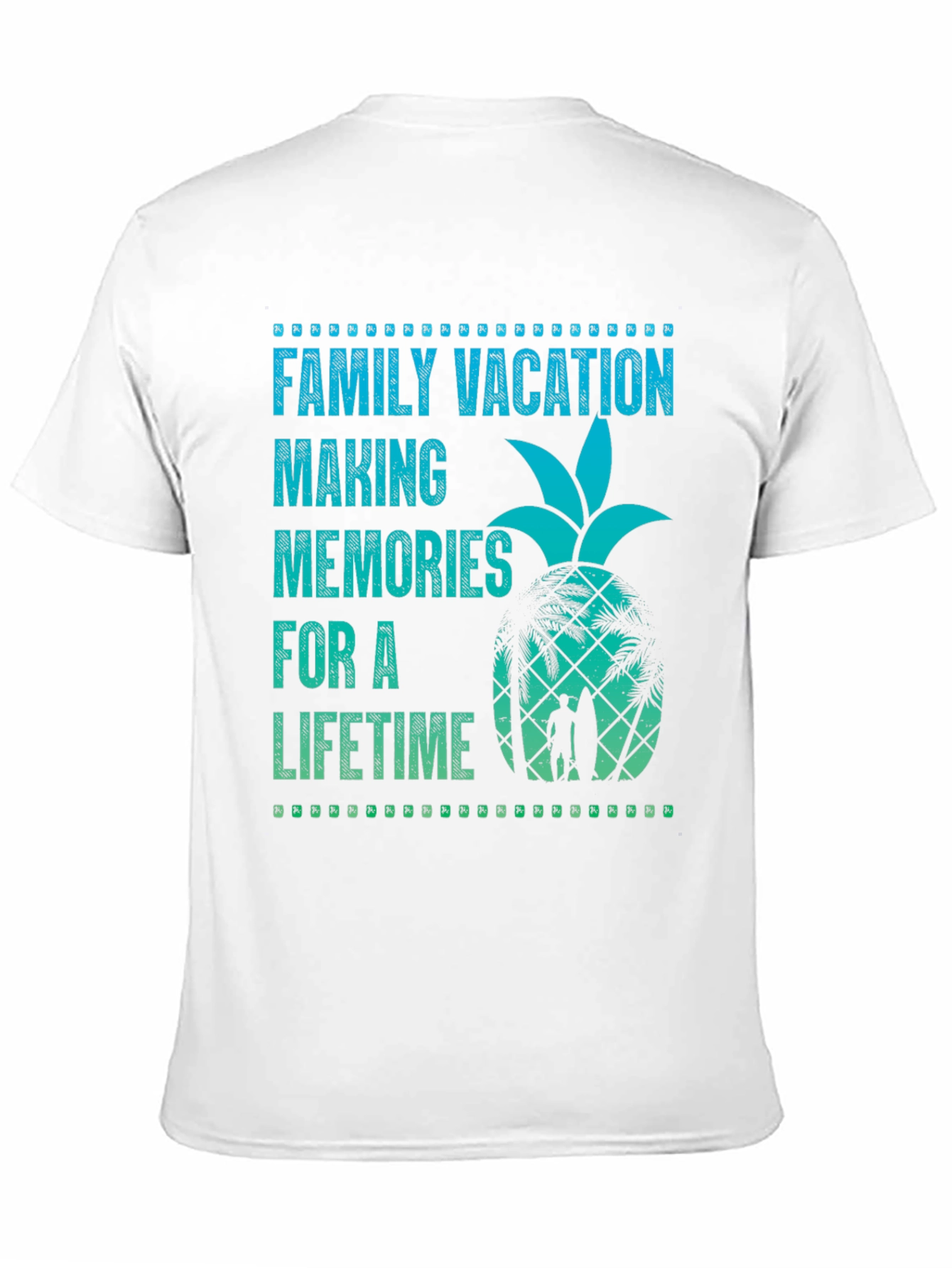 Family Vacation Pineapple Graphic Tee