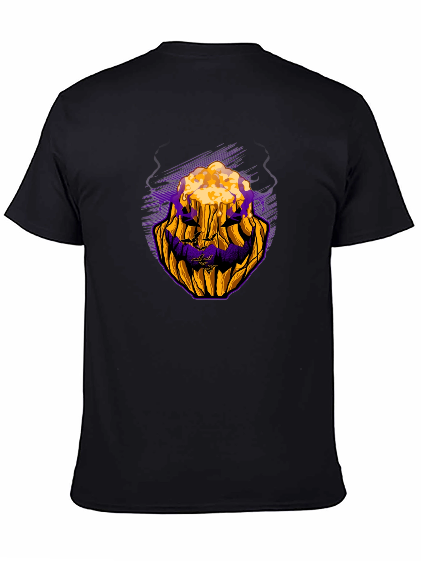 Halloween Pumpkin Face Graphic Tee