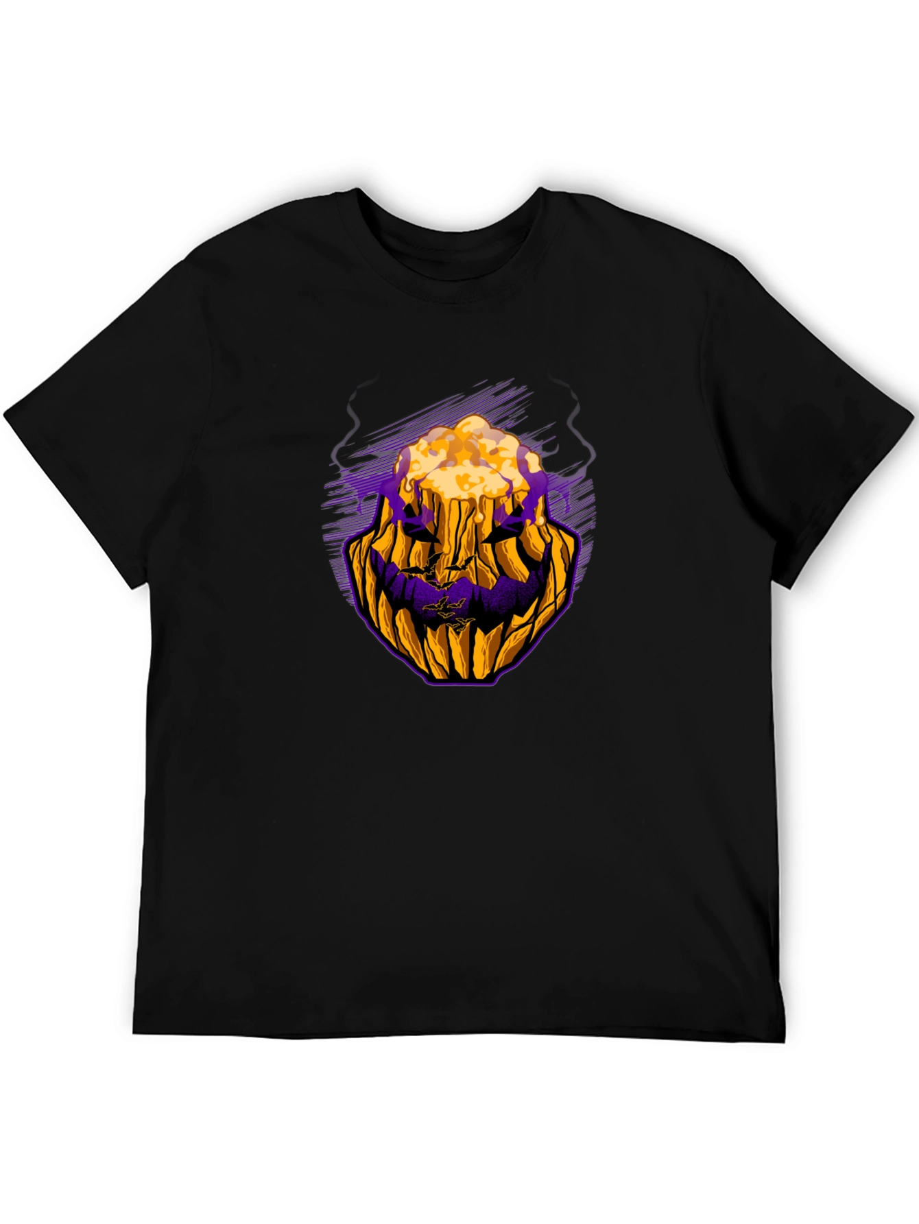 Halloween Pumpkin Face Graphic Tee