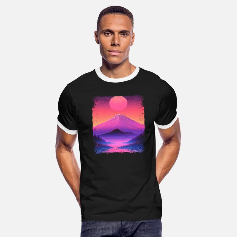 Mount Fuji Aesthetic Japan Sight Vaporwave Volcano