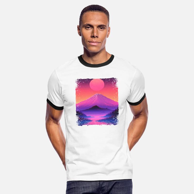 Mount Fuji Aesthetic Japan Sight Vaporwave Volcano