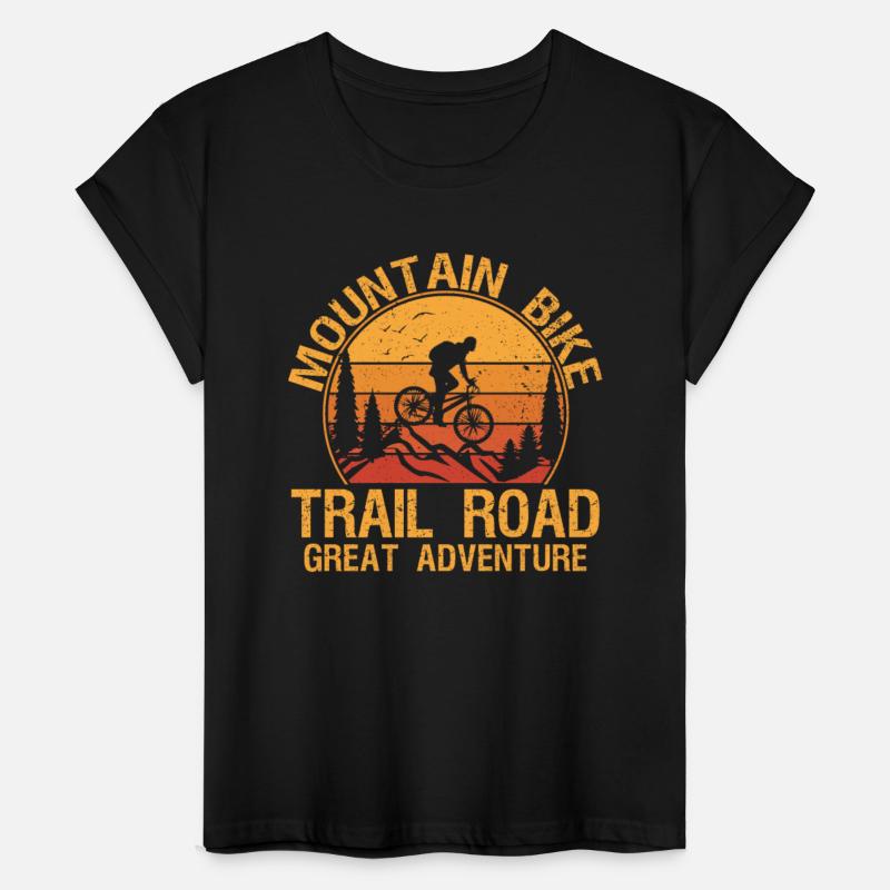 Mountain Bike Trail Road Great Adventure Cool