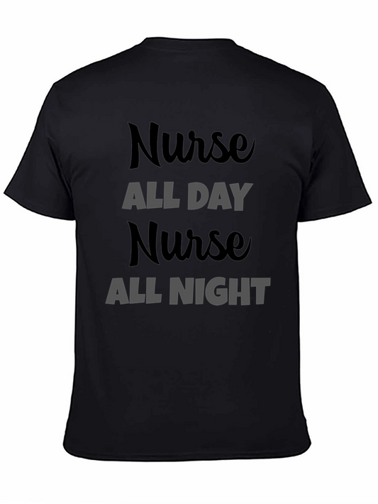 Nurse All Day All Night Graphic T-Shirt