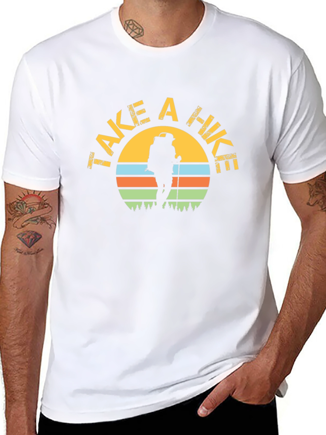 Take A Hike Graphic Tee - Adventure Awaits