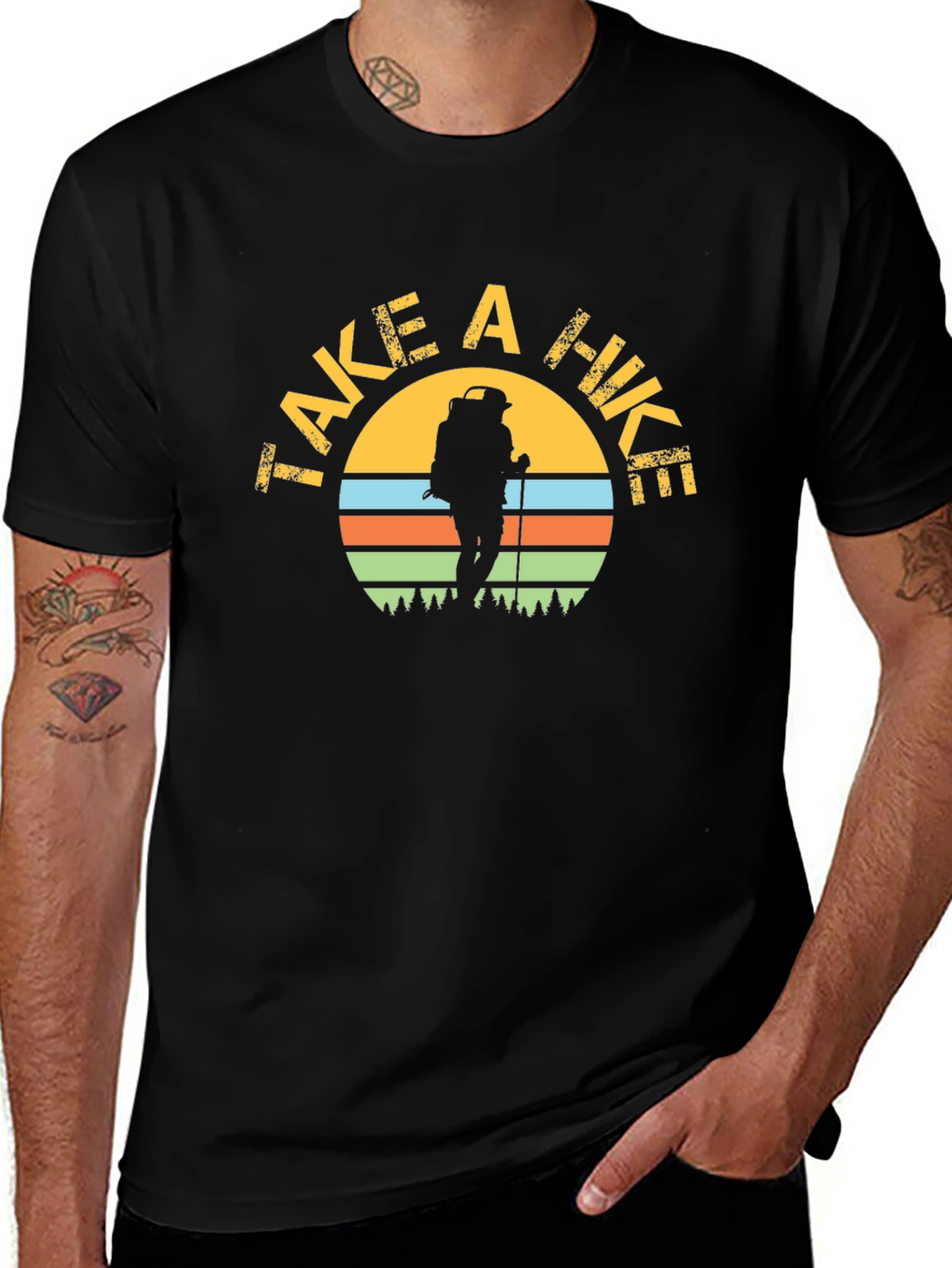 Take A Hike Graphic Tee - Adventure Awaits