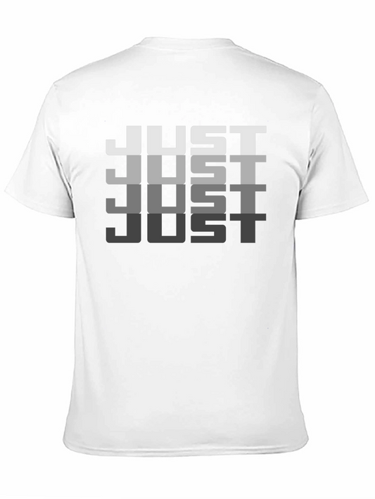 Just Graphic Black T-Shirt - Casual Style
