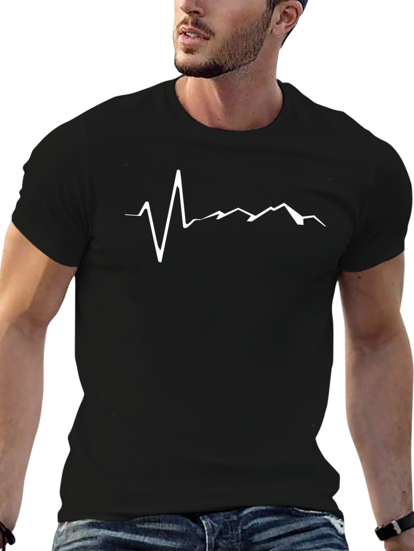 Mountain Heartbeat Graphic T-Shirt