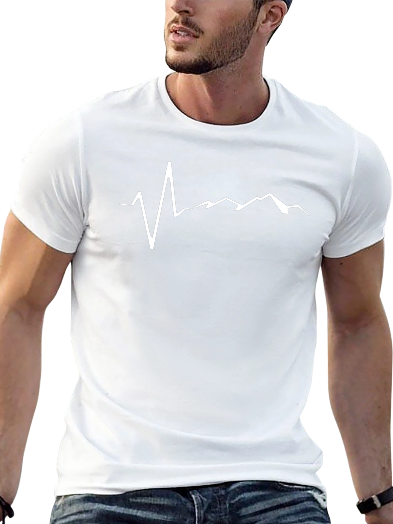 Mountain Heartbeat Graphic T-Shirt