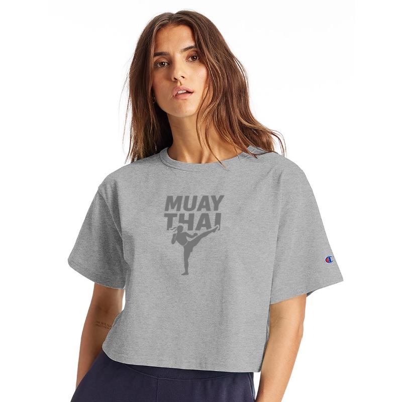 Muay Thai Kick Silhouette