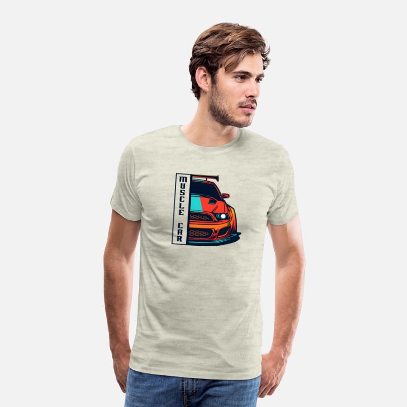 Muscle Car US Shirt Modern Muscle Car Man Children