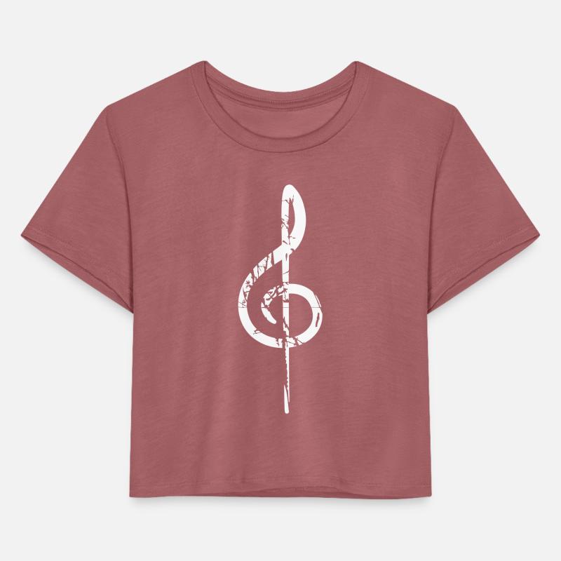 Music Clef Note Violin Treble Sound Vintage Retro