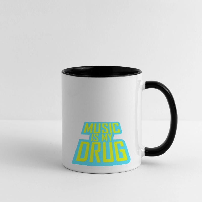 Music Is My Drug Medicine Healing Party Love Logo