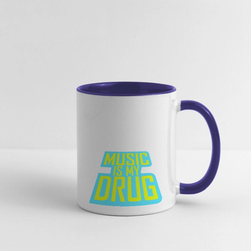 Music Is My Drug Medicine Healing Party Love Logo