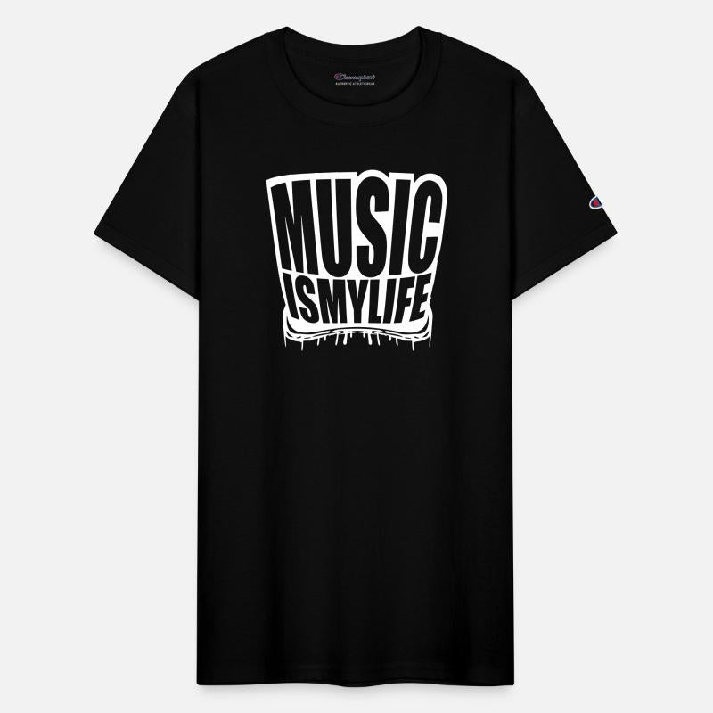 Music is my Life Love Saying Graffiti Spray Drops