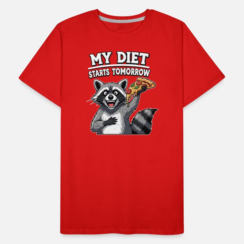 My Diet Starts Tomorrow Raccoon
