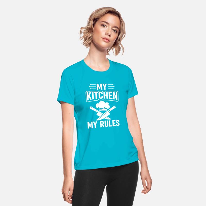 My Kitchen My Rules Cooking Hat And Knives Restaur