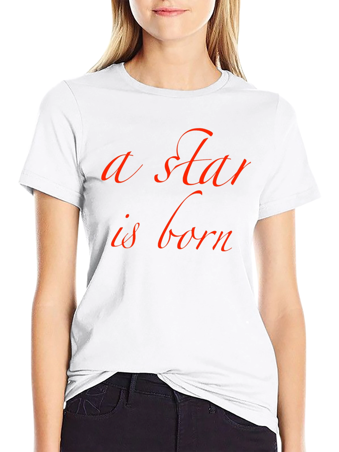 A Star is Born - Stylish Black Tee
