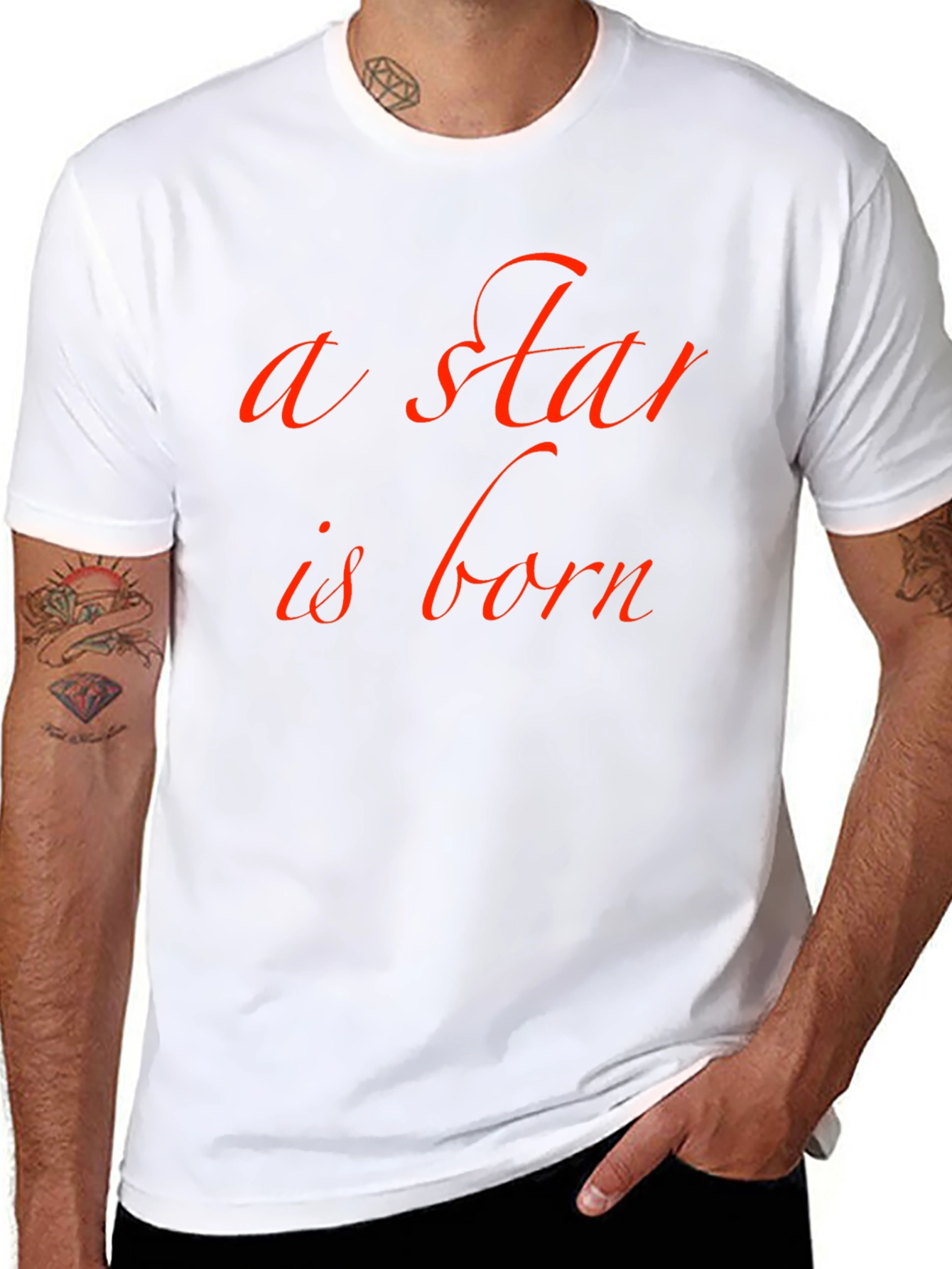 A Star is Born - Stylish Black Tee