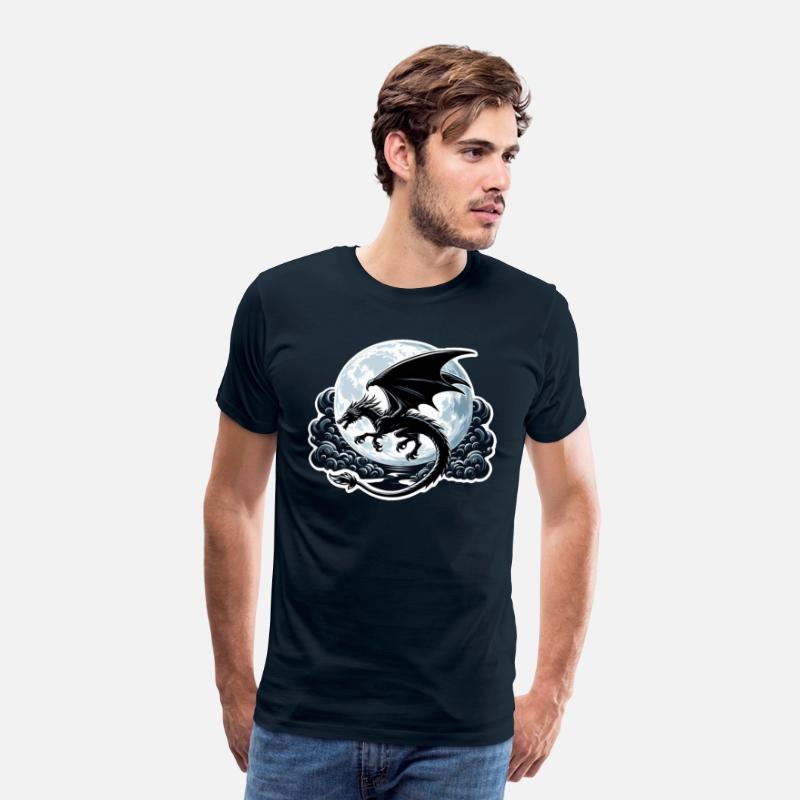 Mystical Dragon Silhouette