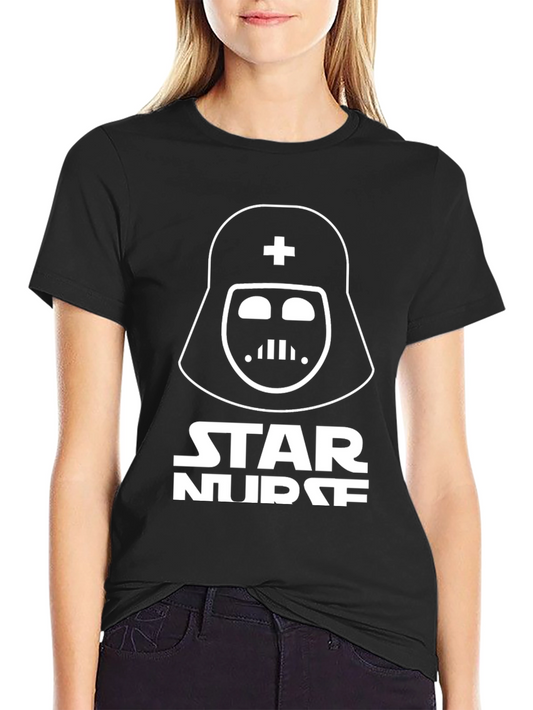 Star Nurse T-Shirt Darth Vader Design