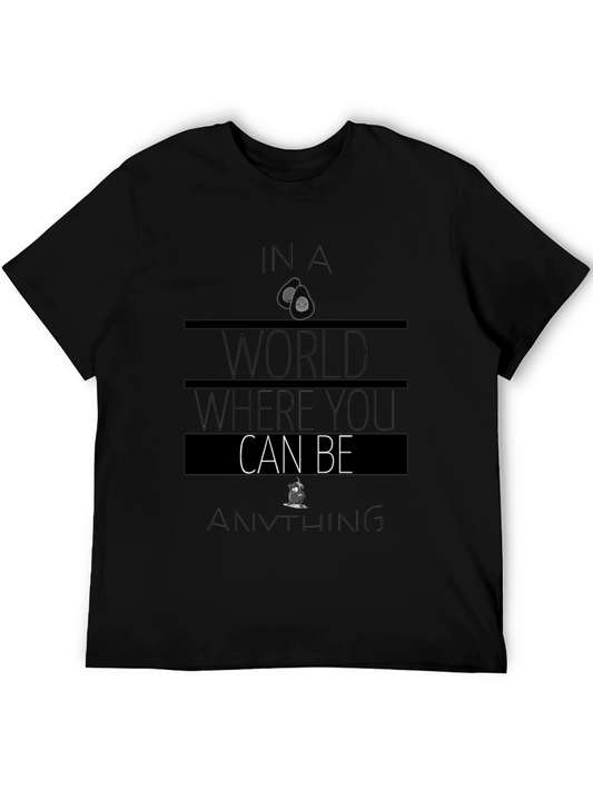 Avocado Be Anything Graphic Tee - Black