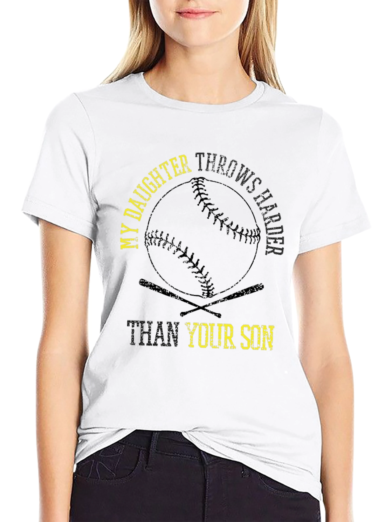 My Daughter Throws Harder T-Shirt