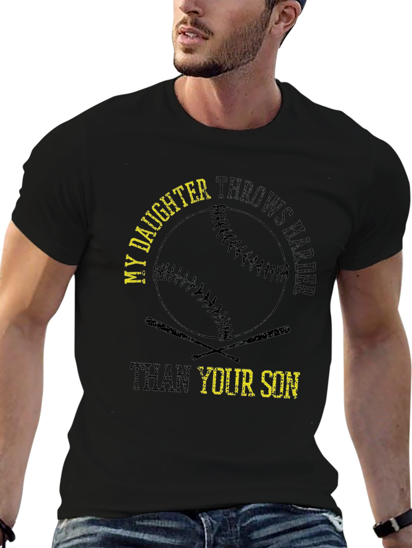 My Daughter Throws Harder T-Shirt