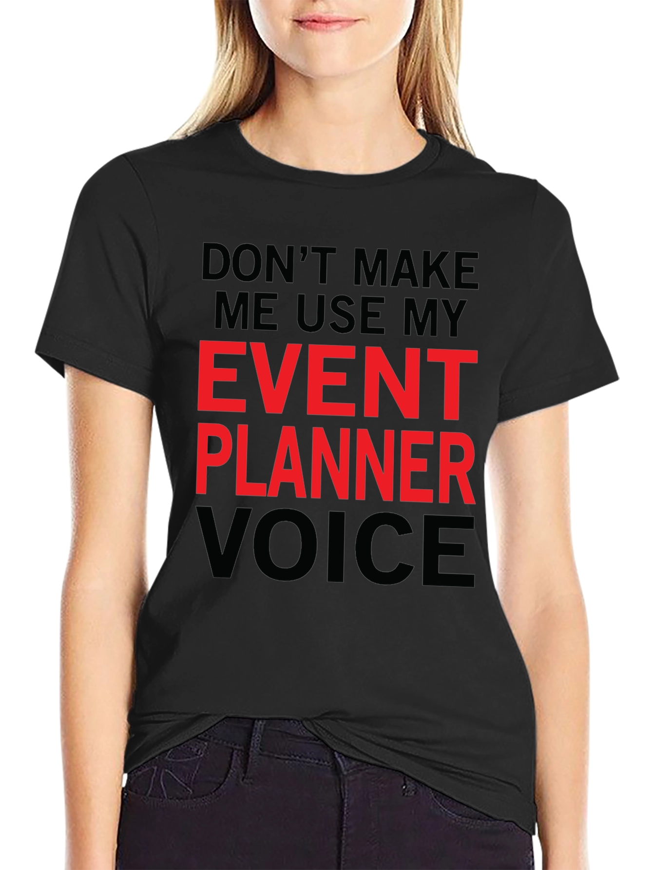 Event Planner Voice Graphic Tee - Funny Occupation T-Shirt