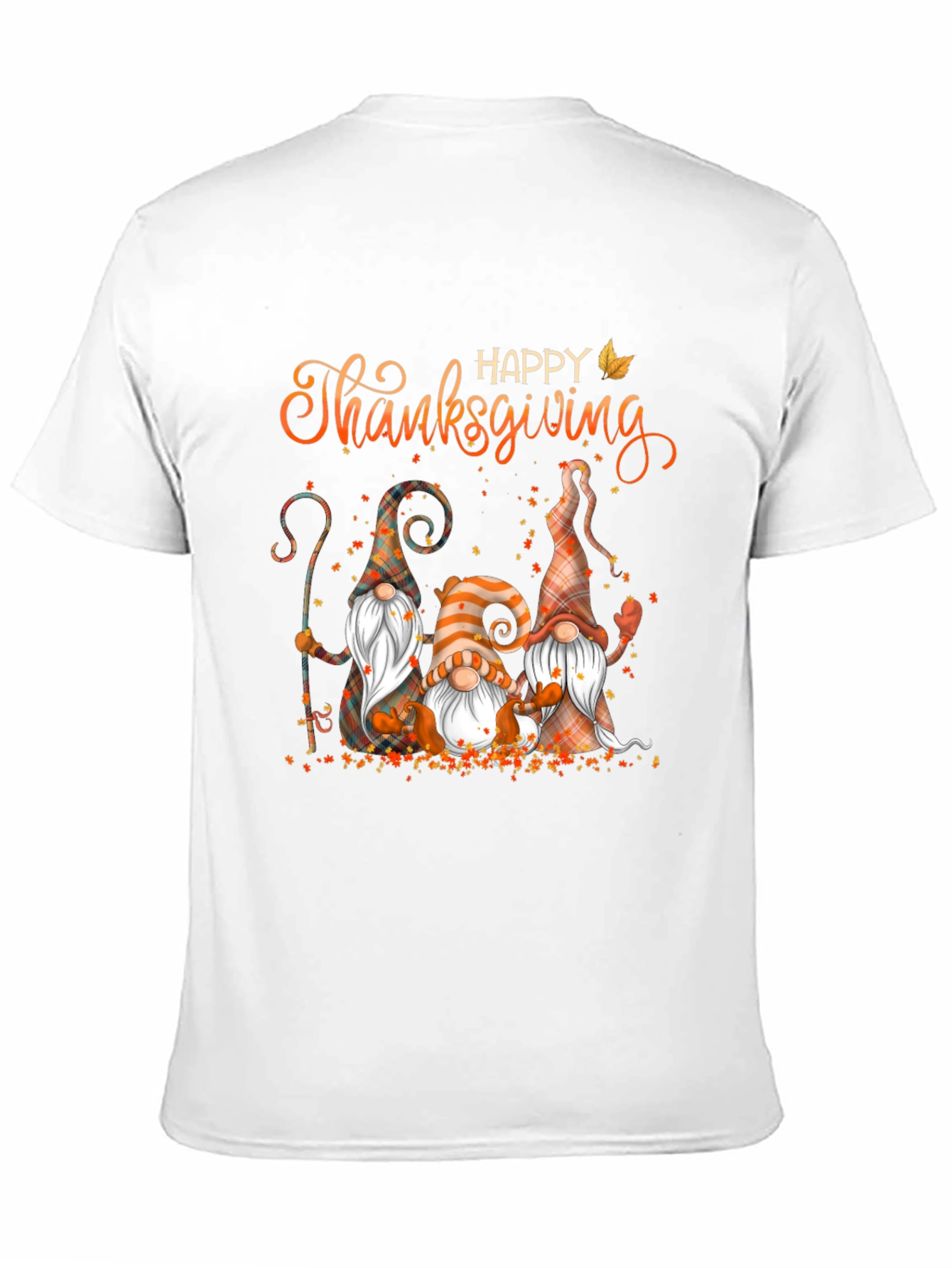 Happy Thanksgiving Gnomes Graphic T-Shirt