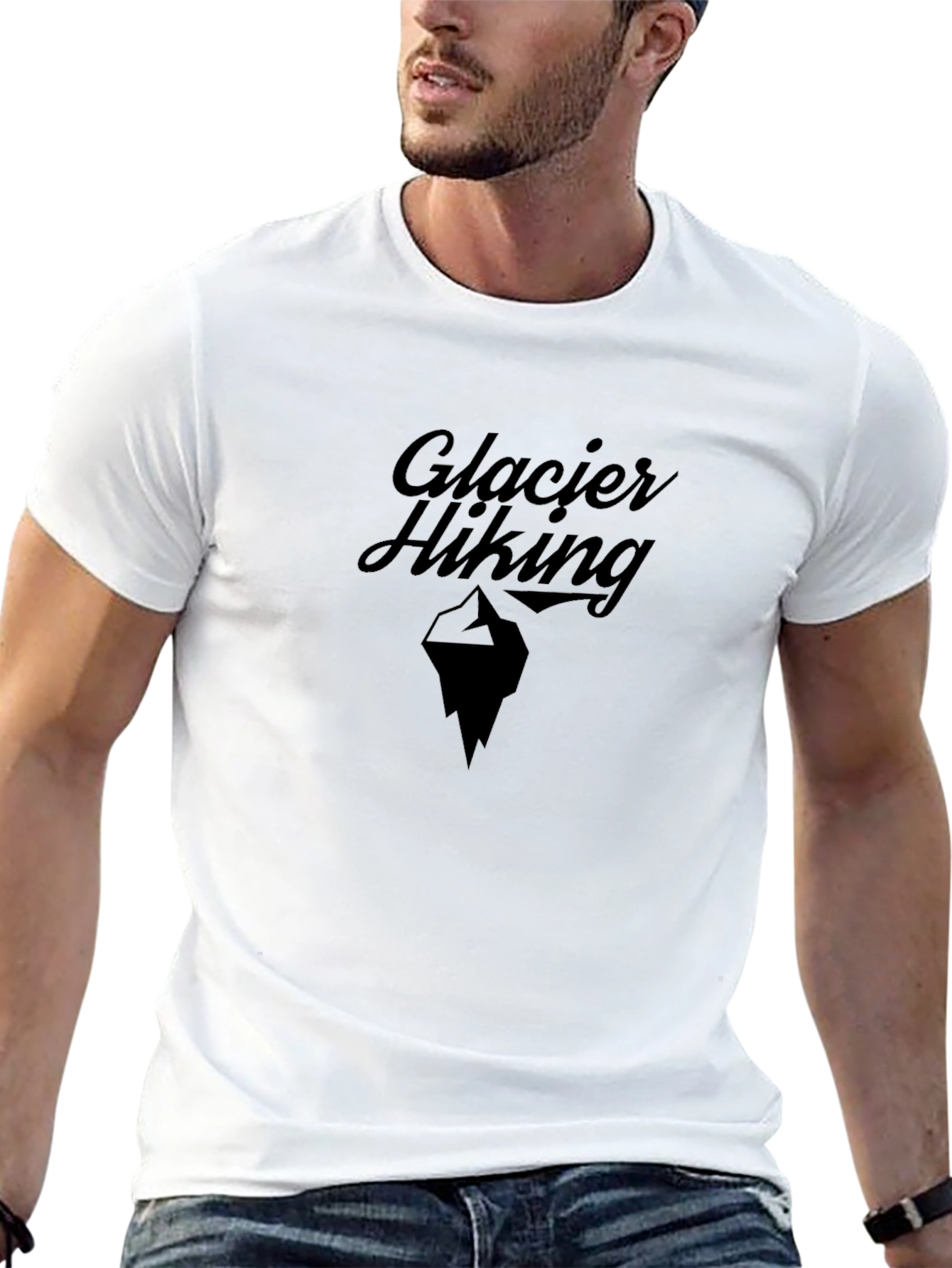 Glacier Hiking Tee - Mountain Graphic T-Shirt