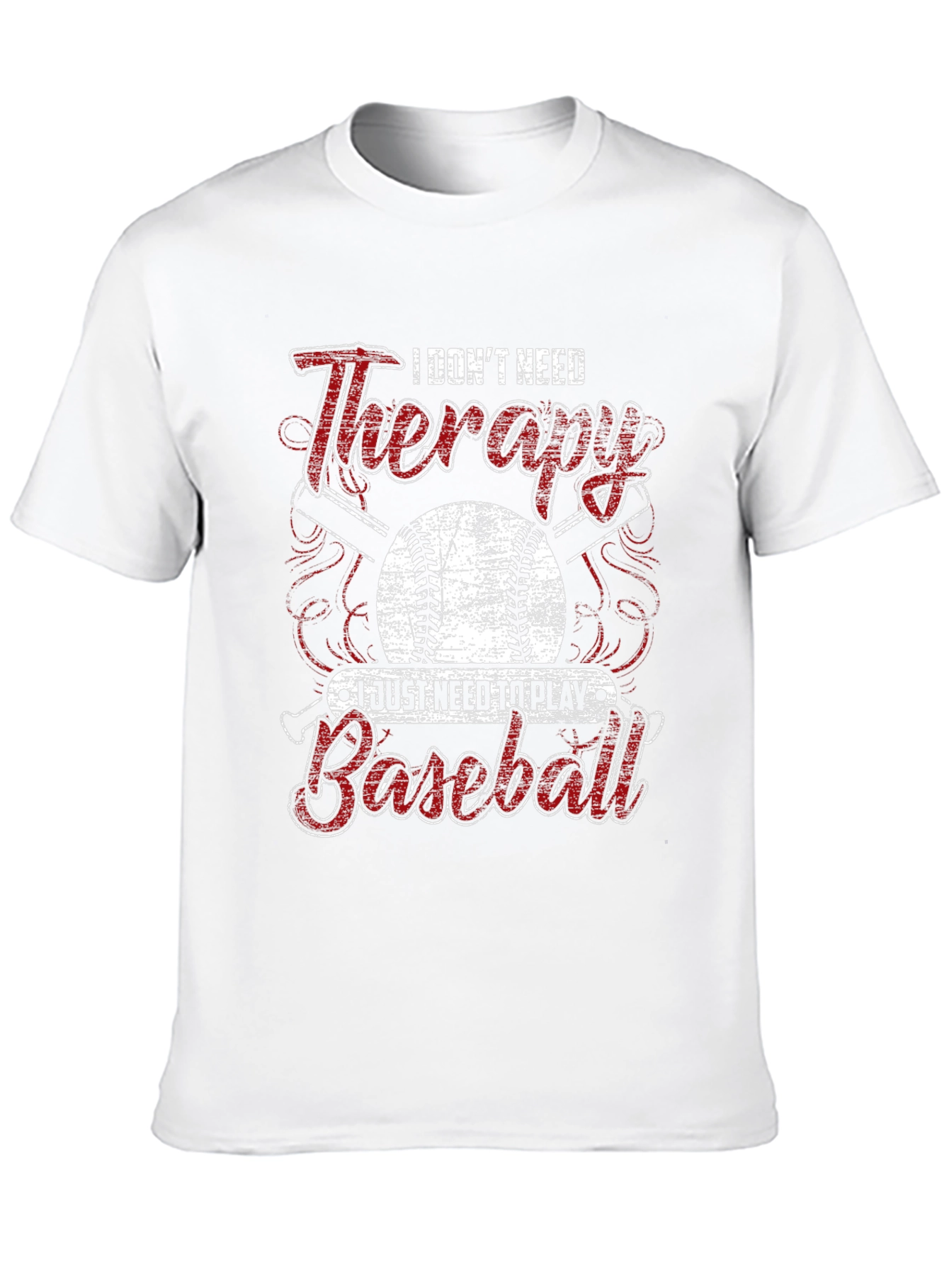 I Dont Need Therapy Baseball T-Shirt