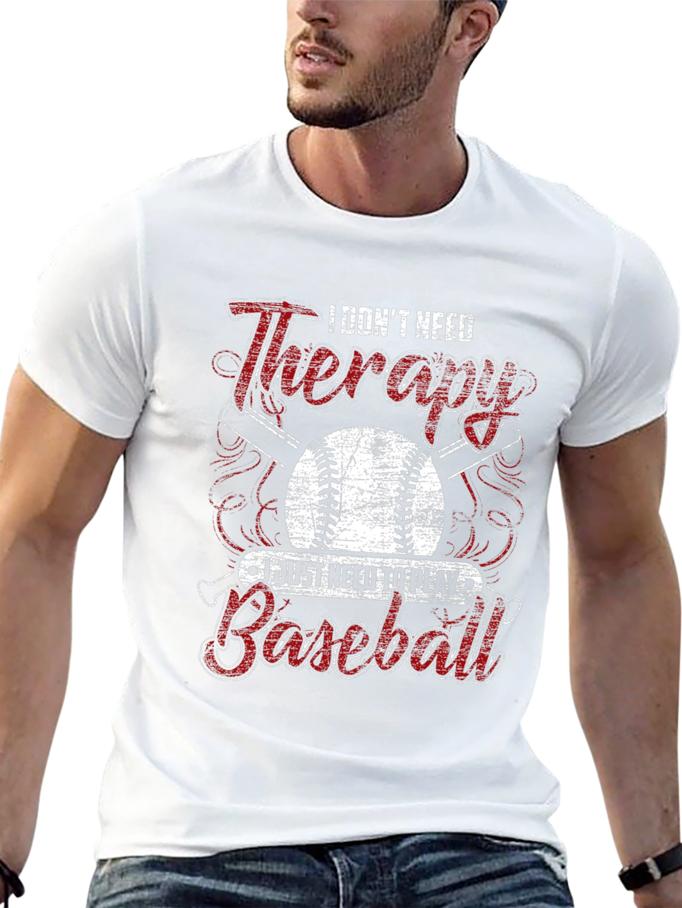 I Dont Need Therapy Baseball T-Shirt