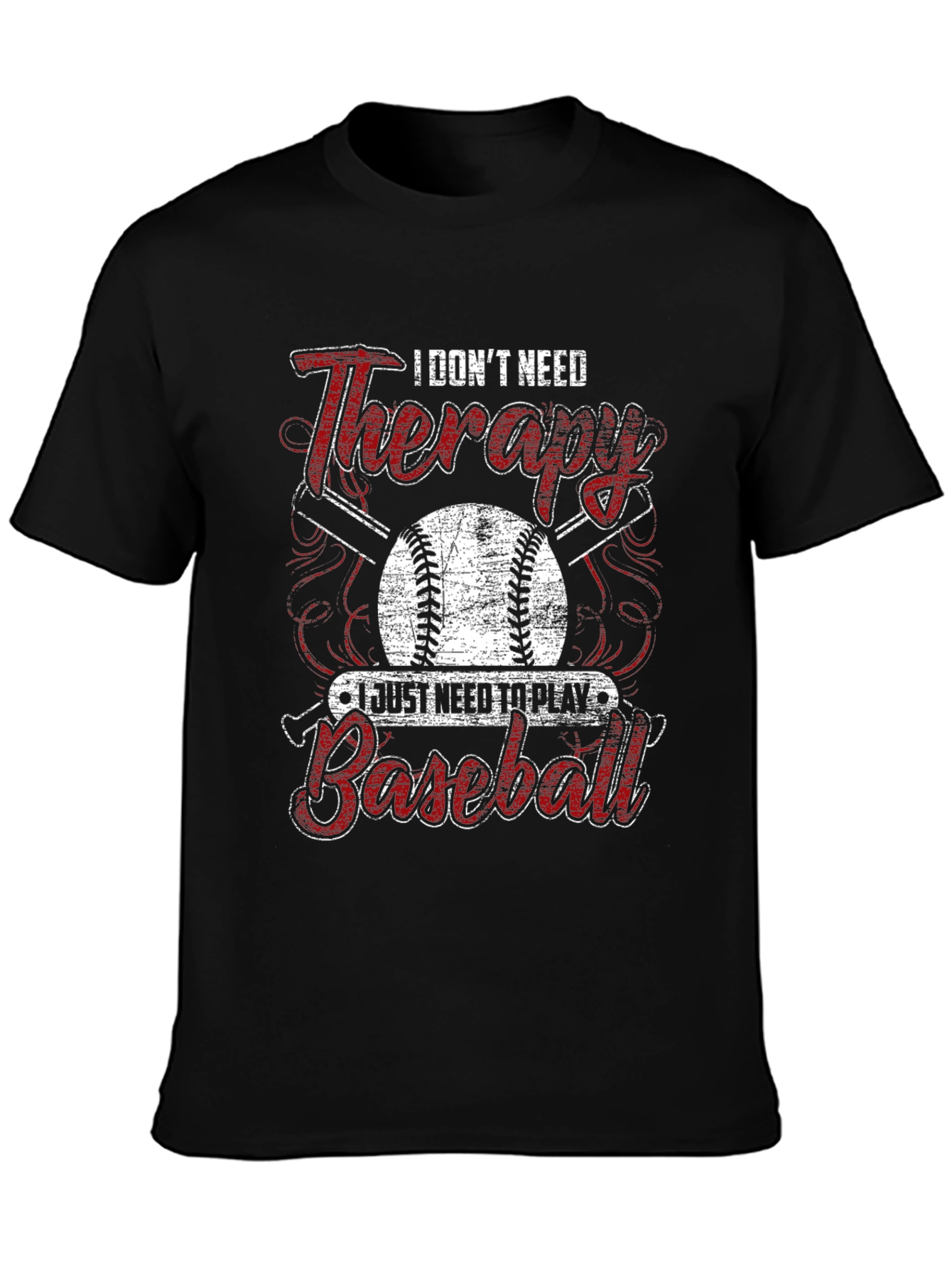 I Dont Need Therapy Baseball T-Shirt