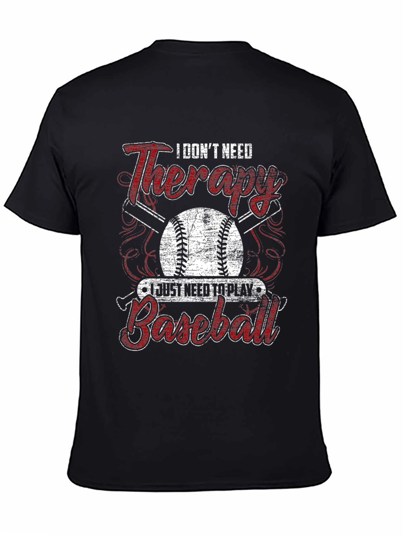 I Dont Need Therapy Baseball T-Shirt