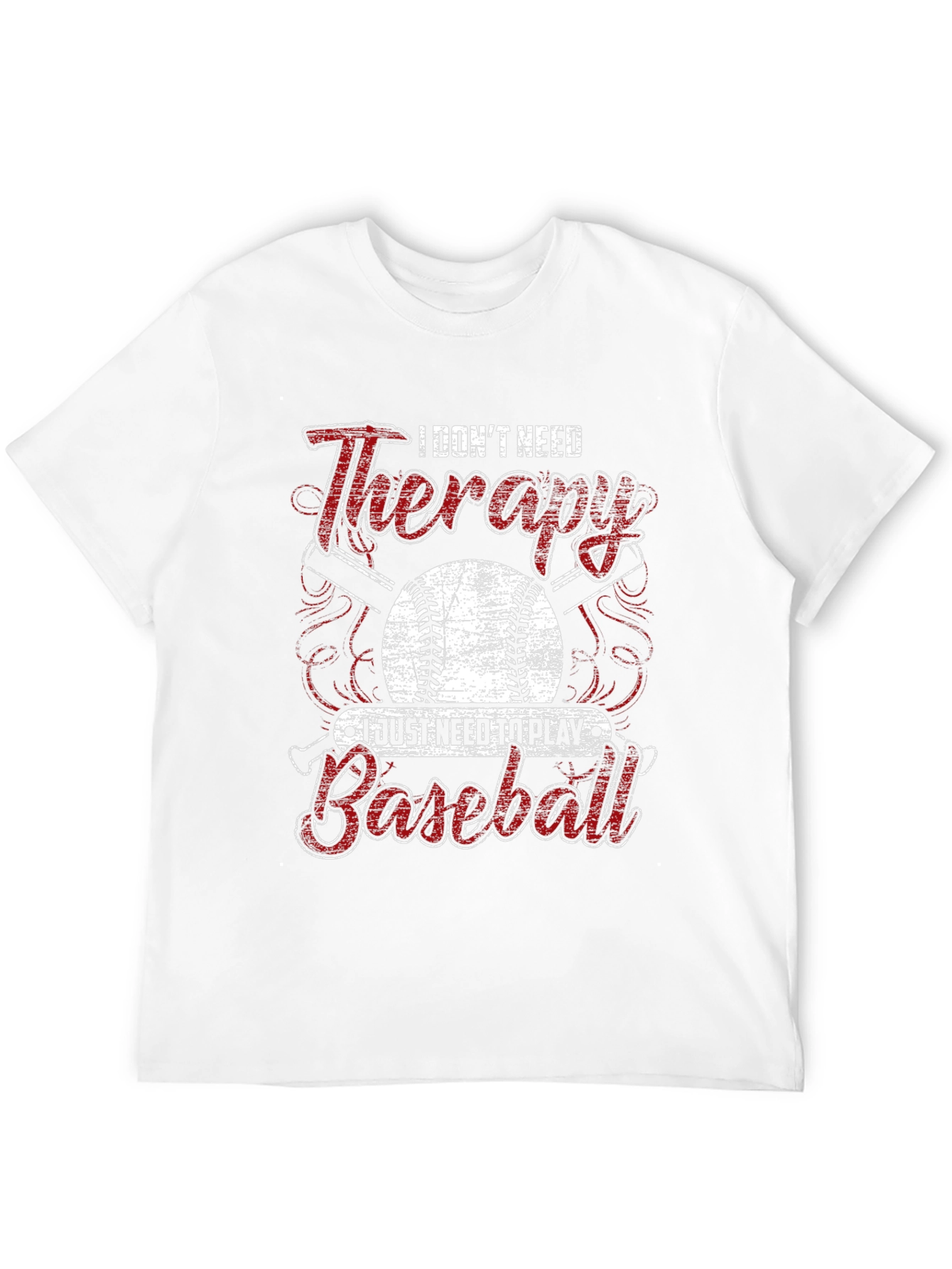I Dont Need Therapy Baseball T-Shirt