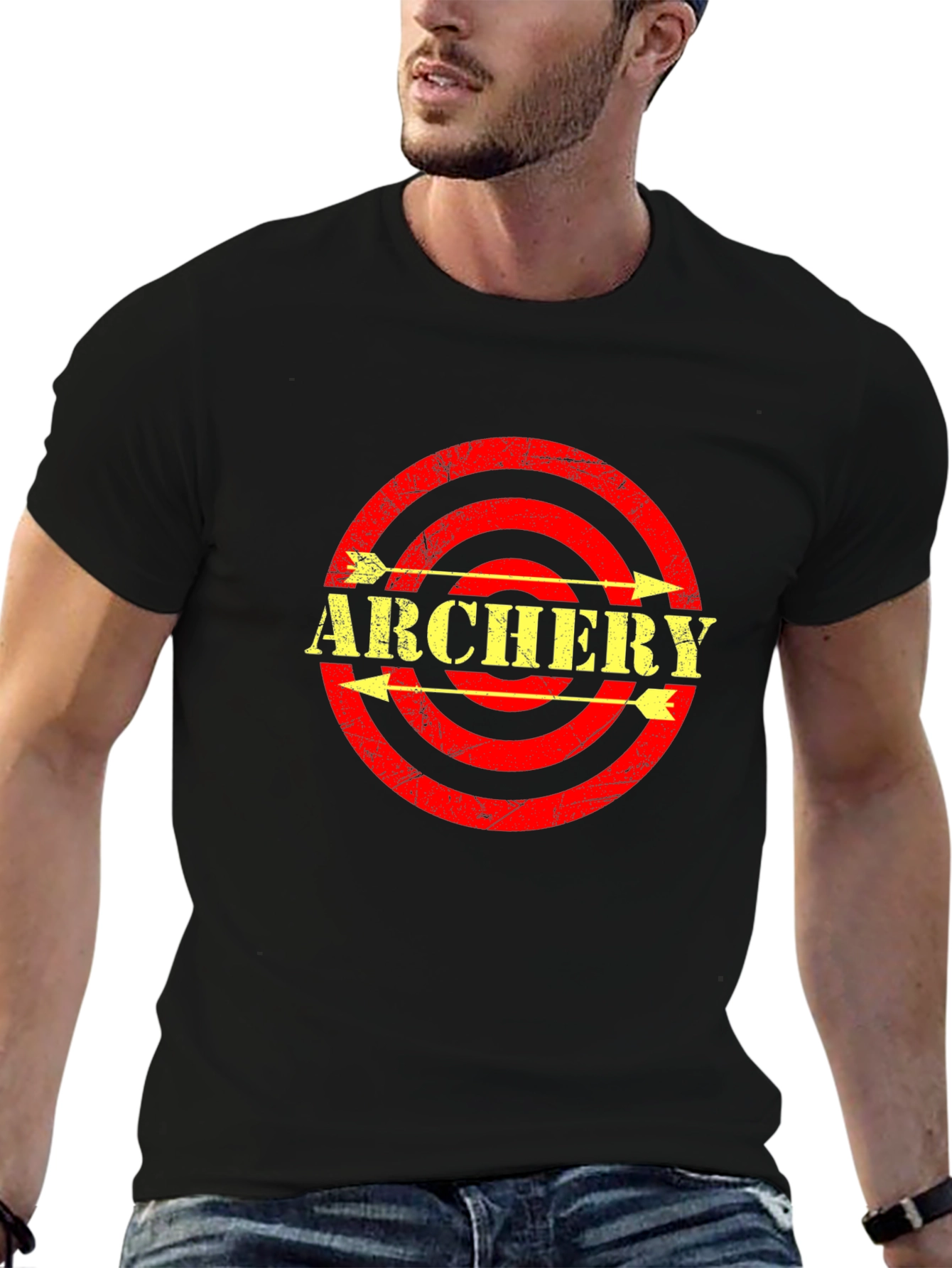 Archery Arrows T-Shirt - Bullseye Design