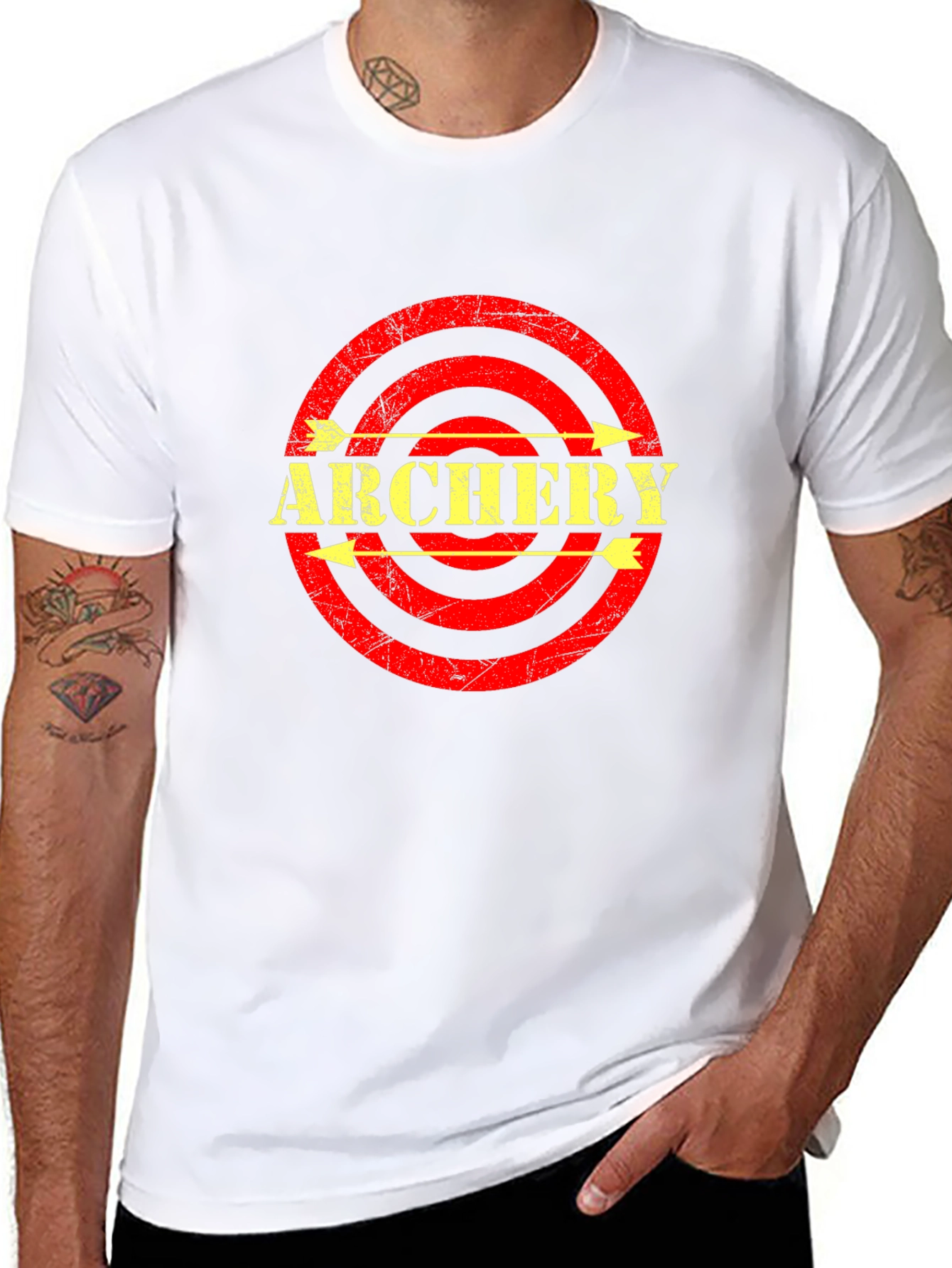 Archery Arrows T-Shirt - Bullseye Design