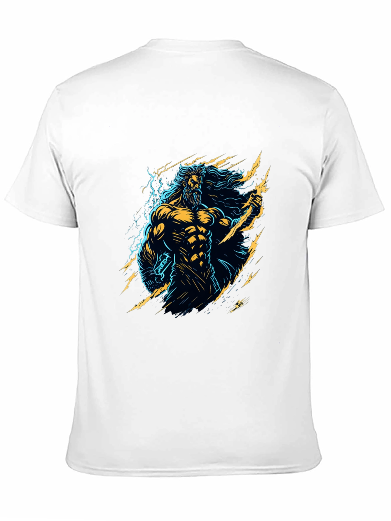 Zeus Graphic Tee - Electrifying Design