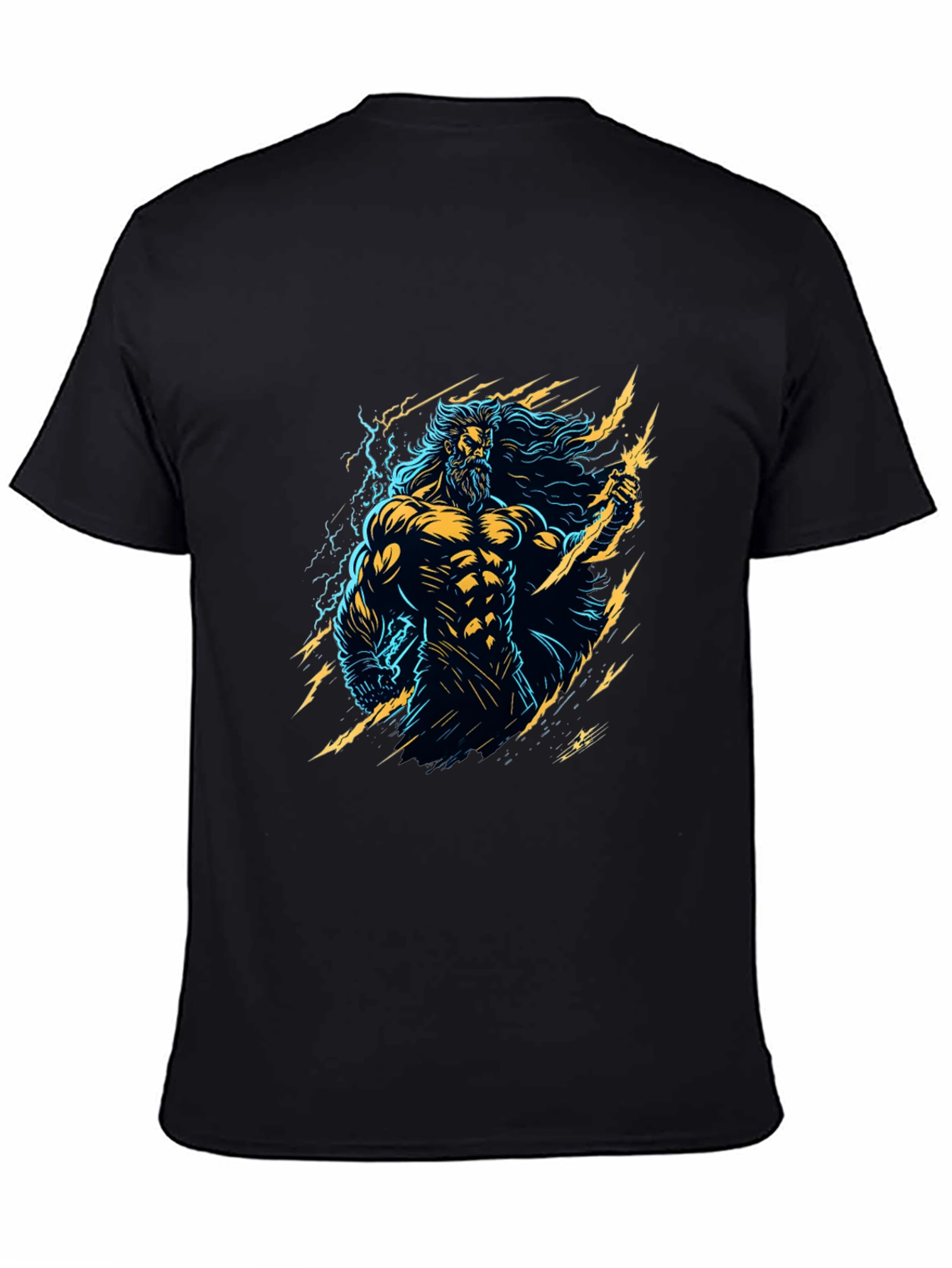 Zeus Graphic Tee - Electrifying Design