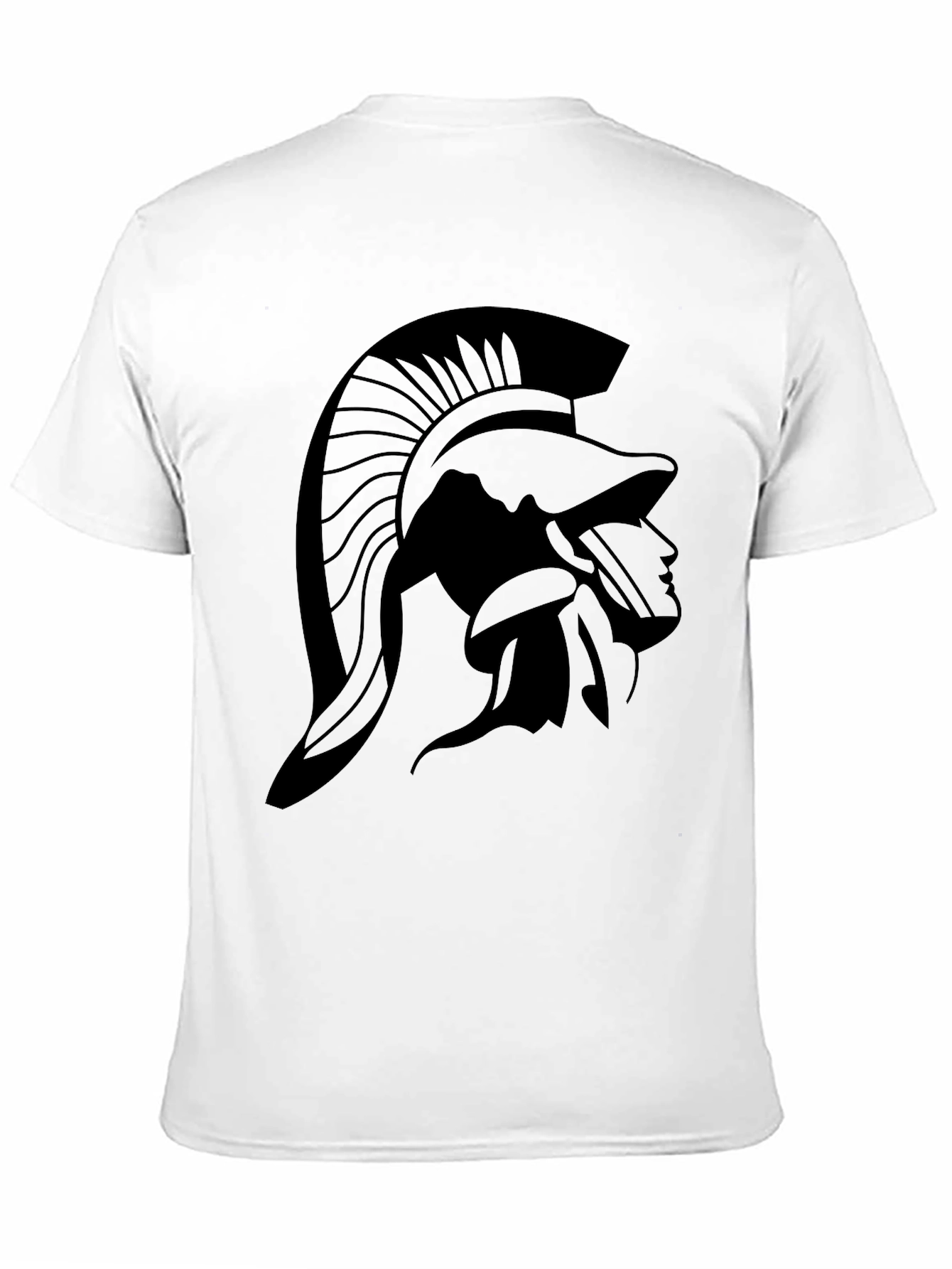 Spartan Helmet Graphic Black T-Shirt