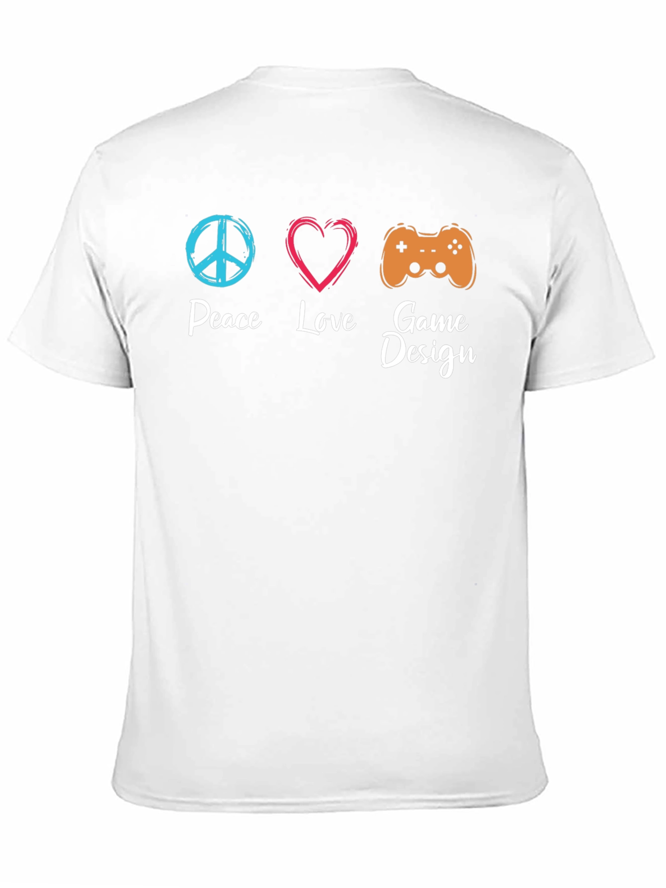 Peace Love Game Design T-Shirt