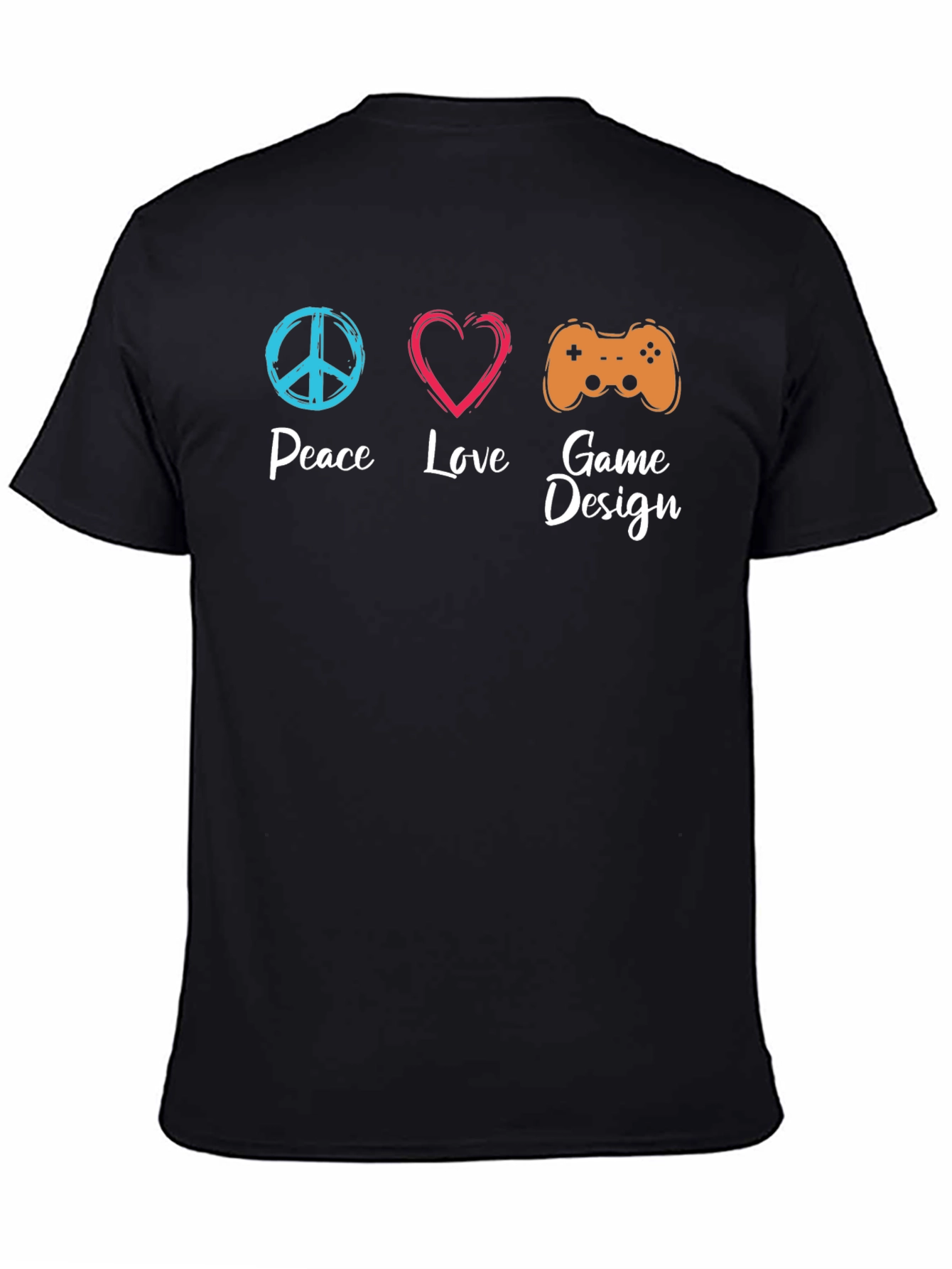 Peace Love Game Design T-Shirt