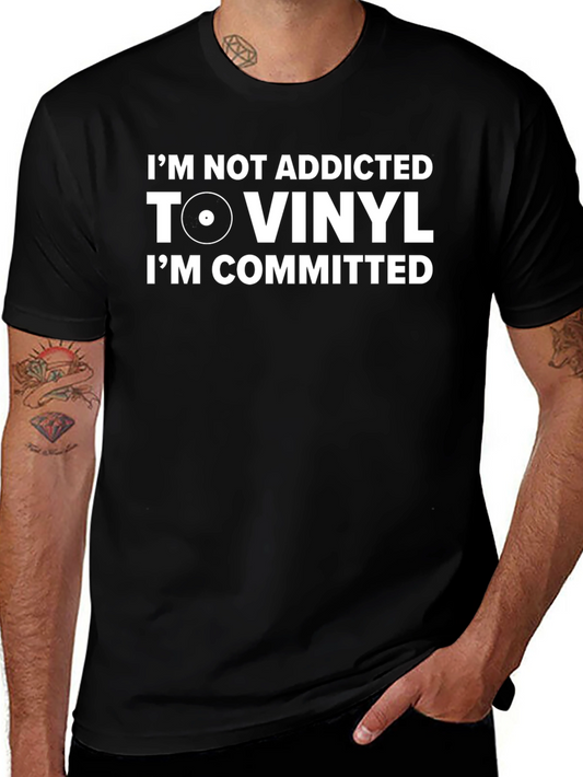 Vinyl Record Lover T-Shirt - Im Committed